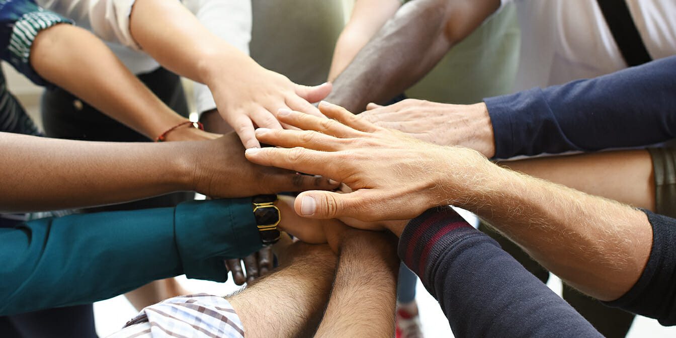 CannabizTeam Staffing Agency Teamwork 1 cannabis staffing agency hands in