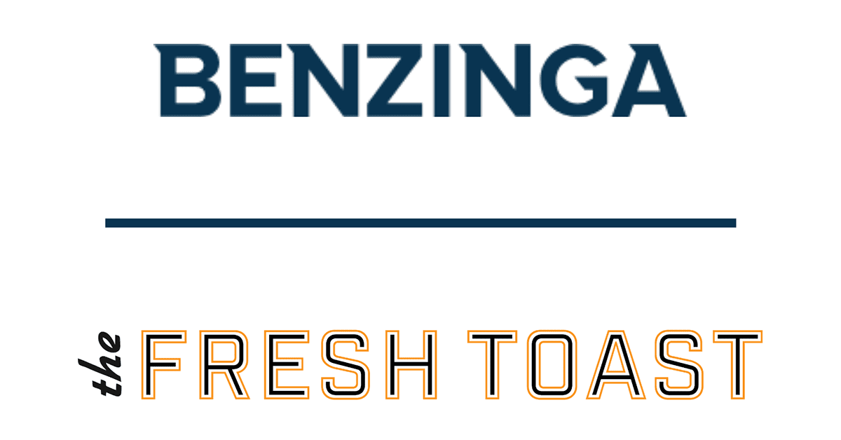 Benzinga and The French Toast Logos