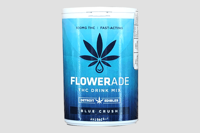 Detroid Edibles Flowerade THC Drink